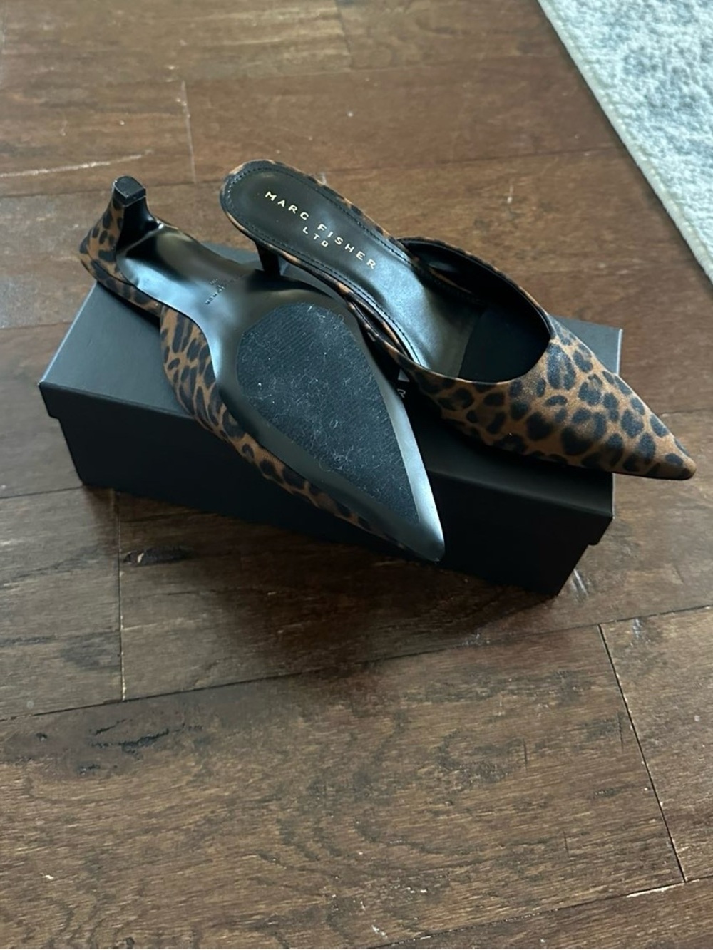 Marc Fisher LTD Rosa Cheetah Print Mule Size 8  Brand New - Picture 7 of 10